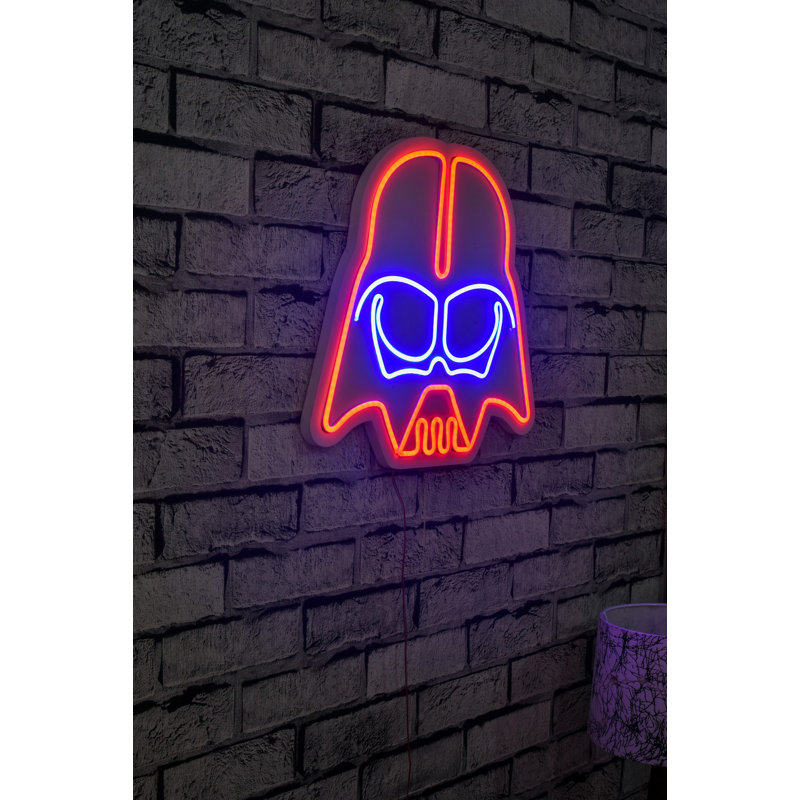 Flexible LED Neon Strip Lights, Waterproof IP67, Red & Blue Colors, 14.9 x 14.2 x 0.8 inches | 12V DC, 25.2 Watts, Built-in Wall Hanging System | Perfect for Home Decor, Parties, and Events, Easy to Install
