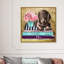 «Puppy Fashion Gift Floater Frame», impression sur toile-63604240-63620040