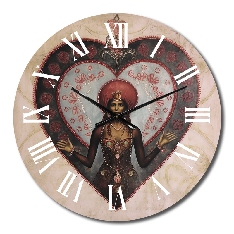 Horloge murale Lady Erzulie Yoruba, Petit