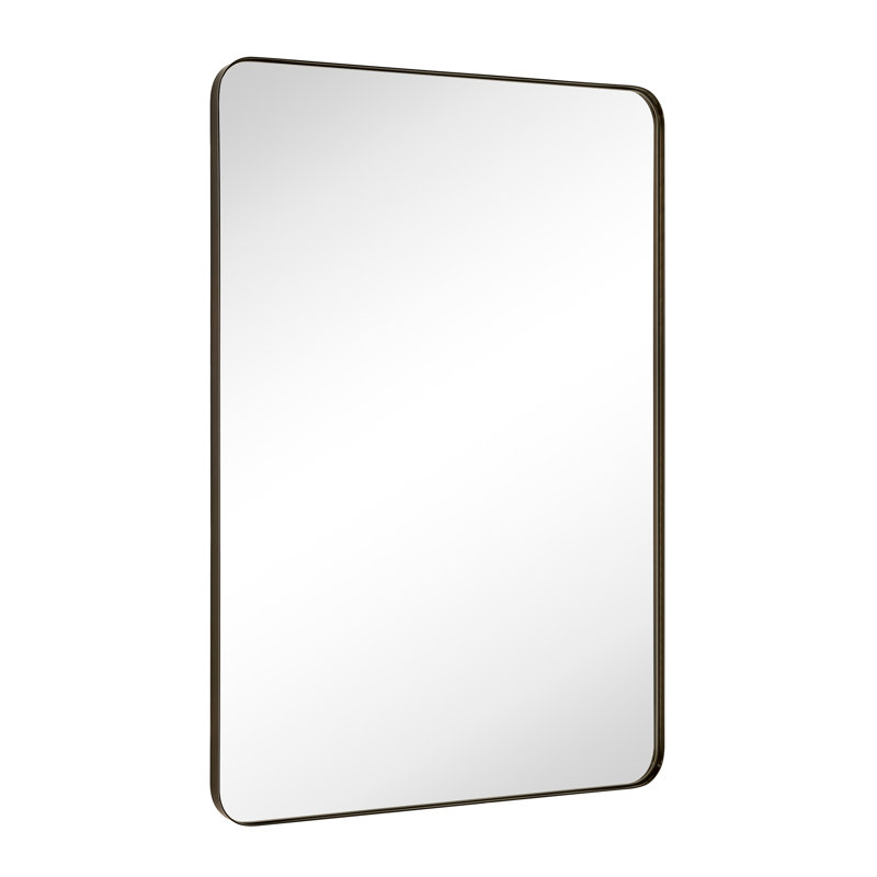 Kengston Modern & Contemporary Rectangular Bathroom Vanity Mirror, 40" x 30", Oil Rubbed Bronze