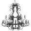 French 18 - Light Chandelier-55348721