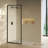Pierre 34 X 76 Framed Fixed 3/8 In. (10Mm) Clear Tempered Glass Shower Door With Frame-113107495