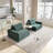 Modular Sectional Sofa, Diy Combination Modular Couch Sectional Couches For Living Room, Love Seat Couches With 2 Pillows, 3 Seater Comfy Corduroy Sectional Couch With No Assemble-1619088330