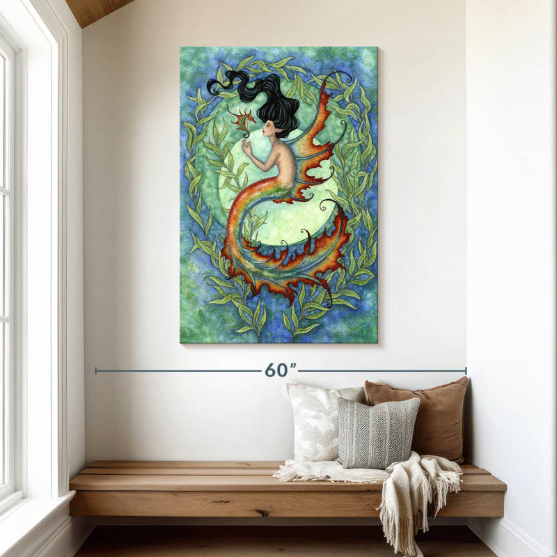 Kelan exotique, H 48 po x l 32 po
