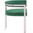 Marcello Kenlea Velvet Upholstered Back Arm Chair-1047657332