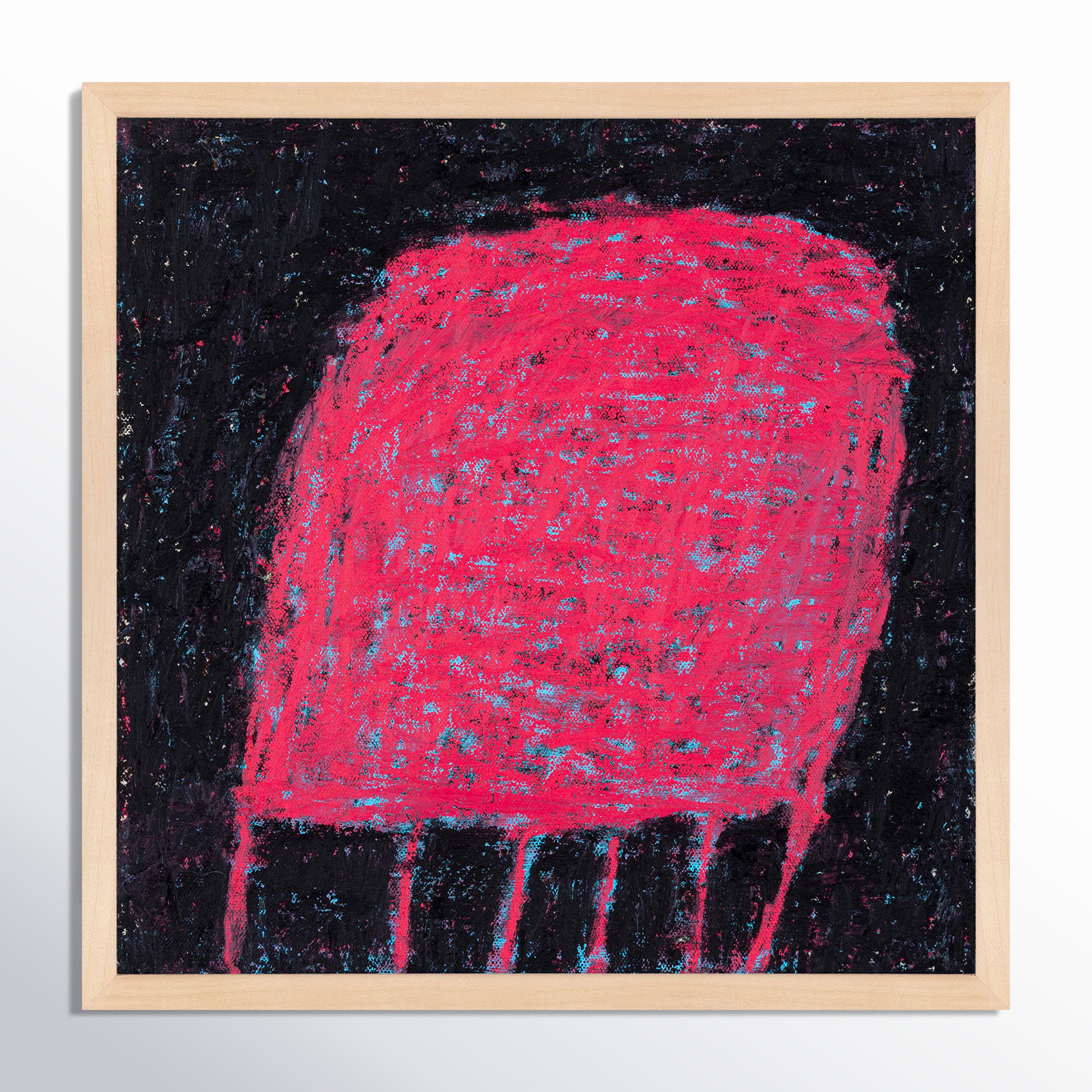 Dreya "Love Bug" Print by Stephanie Dennis, Maple, 24" H x 24" W  x 1.25" D