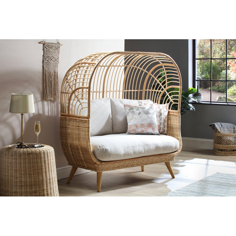 Noicolina 2 Seater Sofa, Smooth Beige, Chenille