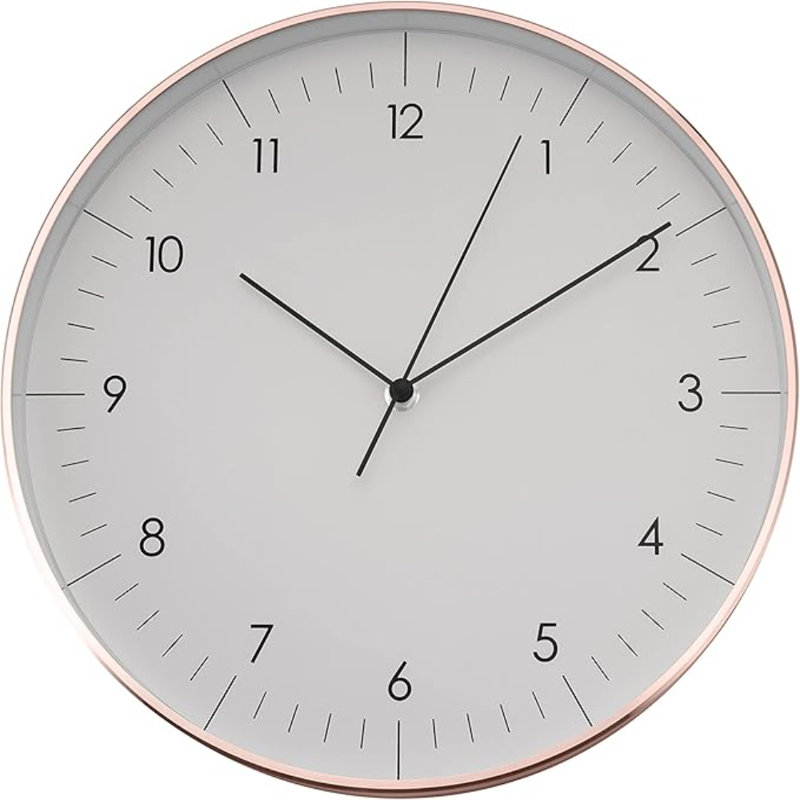 Horloge murale intemporelle avec mouvement silencieux et sans tic-tac de Luuk LifeStyle