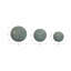 Set Of 3 Ceramic Orbs With Wavy Design – Modern Decorative Accents For Home & Office