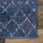 Mahita Moroccan Power Loom Performance Blue Rug-915993152