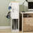 44.49" H Game Console Stand，media Storage Cabinet With 2 Built-in Drawers And 3 Hoobs