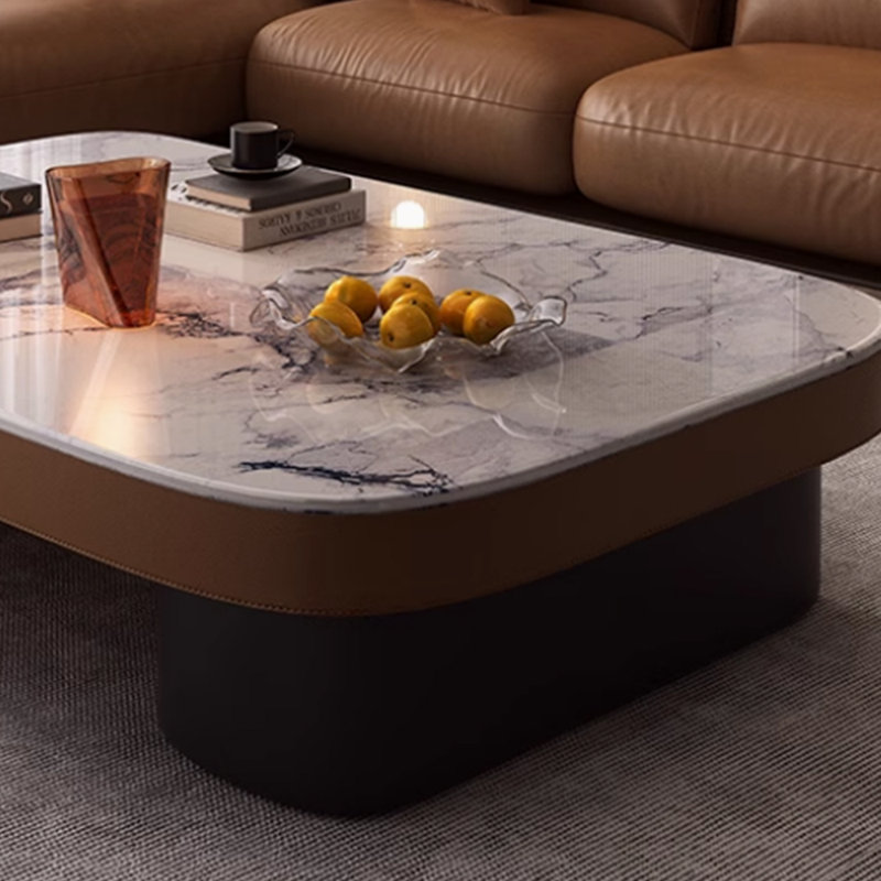 Table basse Luxury, Bleu ; blanc