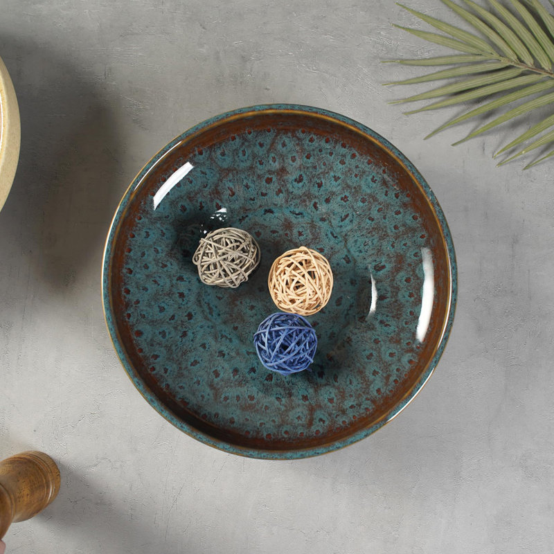 Ceramic Fruit Bowl For Kitchen Counter