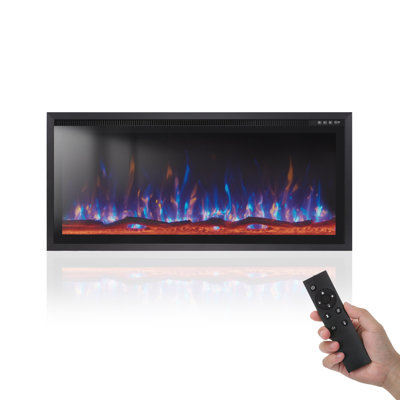 Electric Fireplace Recessed And Wall Mounted