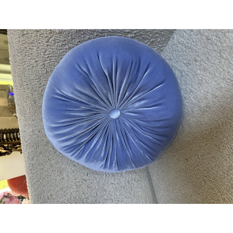 Coussin Therese, H 12 po x l 12 po, Eau de mer