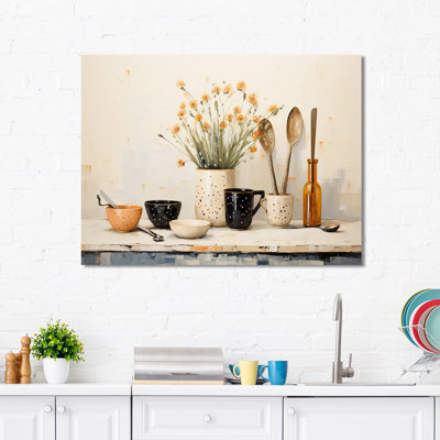 Minimalist Kitchen Cutlery 1 - Kitchen Wall Art