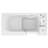 Therapeutic Tubs 26 in. x 53 in. Right Drain Quick Fill Walk-In Soaking Tub in White-3141102-3141104
