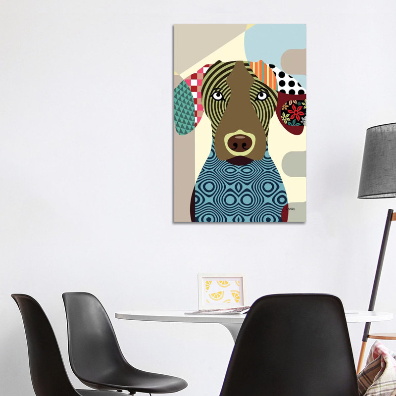 "Vizsla" par Lanre Studio, impression sur toile tendue, H 40 po x l 26 po x P 1,5 po