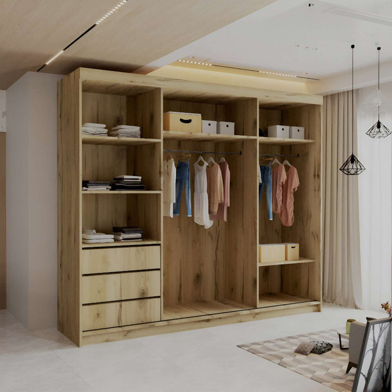 Laminate Wardrobe, Votan Oak