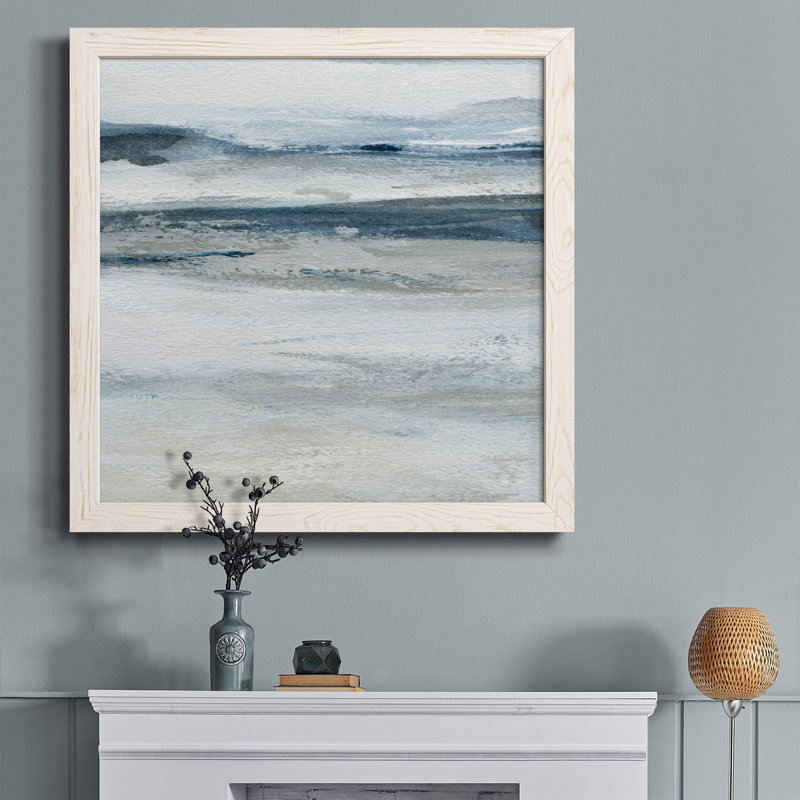 " Boho Cacti II " Painting Print, 20" H x 20" W x 1.5" D, White Framed
