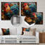 Art mural moderne en métal coq moderne II-1880473852