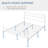 Anelis Metal Bed Frame Platform with Curved Design Headboard & Footboard-289234376-283079540