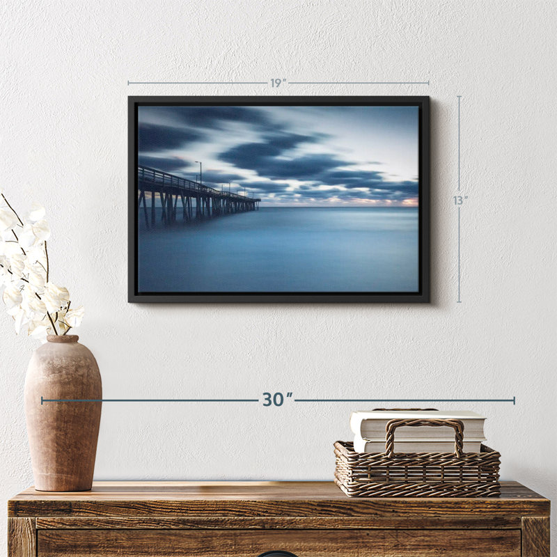 Impression sur toile Virginia Beach, H 13 po x l 19 po