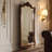 Vintage Carved Full-Length Mirror, Freestanding Floor Mirror for Home, Dressing Mirror for Bedroom, Floor-Standing Decorative Mirror-1377827067