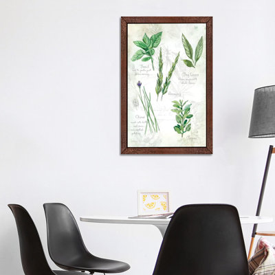 Fresh Herbs I by Carol Robinson - Painting on Canvas