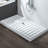 60" W x 34" D Solid Surface Single Threshold Shower Pan Base with Drain Assembly & Drain Cover Included, Non-Slip-65134901-65273741