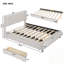 Grand lit plateforme tapissier avec 2 tiroirs et 1 lit gigogne simple TG-641486774-641486771