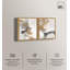 Ensemble de décoration murale bohème Whispering Haze Duo par Art Remedy, cadre doré, 20 x 24-717346467-717346490