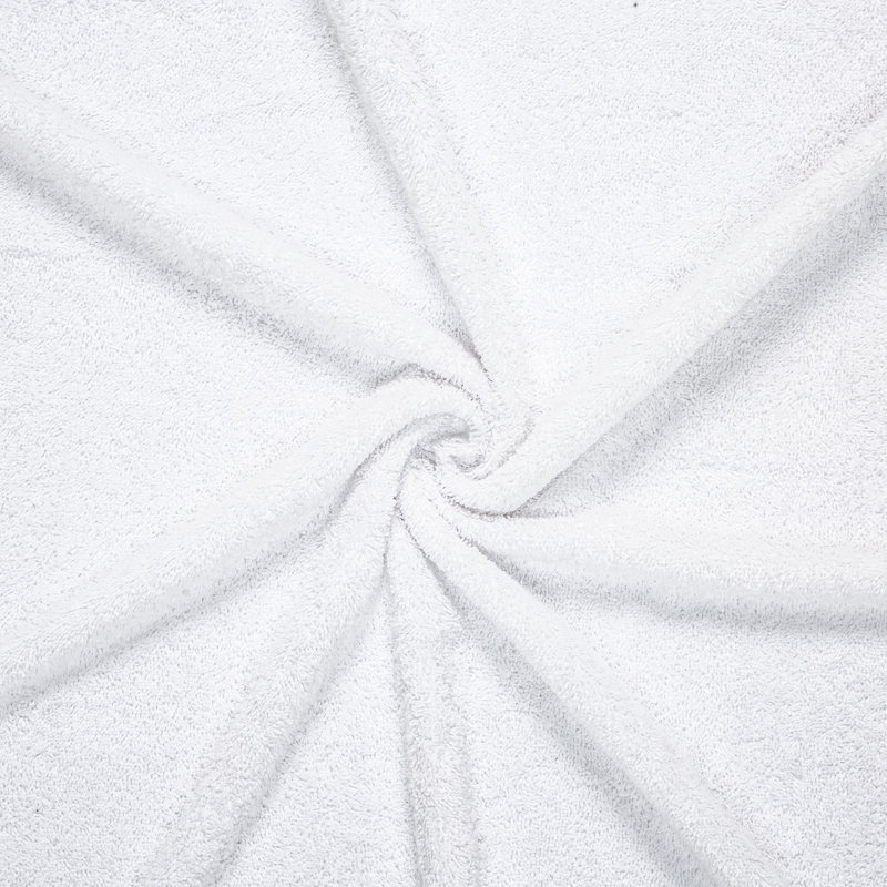 Evteka Plush Bath Towel, White