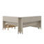 Lit de jour en bois avec tablettes et tiroirs de rangement-1152130544