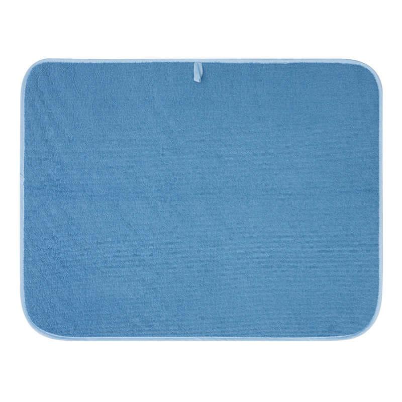 Tapis de séchage en microfibre XL, Bleu