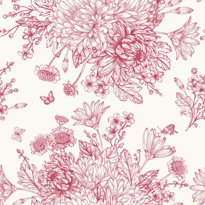 Ausma Floral Wall Mural