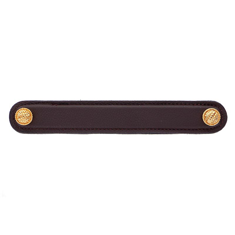 Cestino Bar Pull, Polished Gold