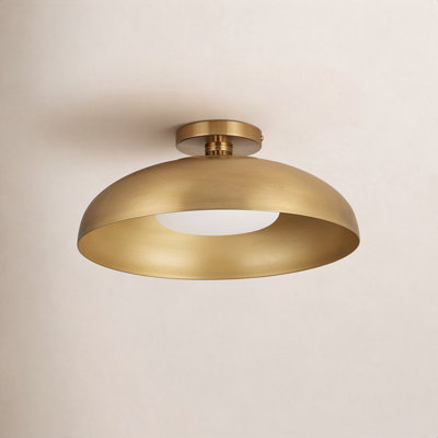 Single Light Semi Flush Mount