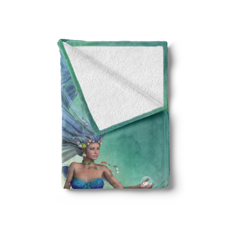 Hand Woven Throw Blanket, 70" W x 90" L