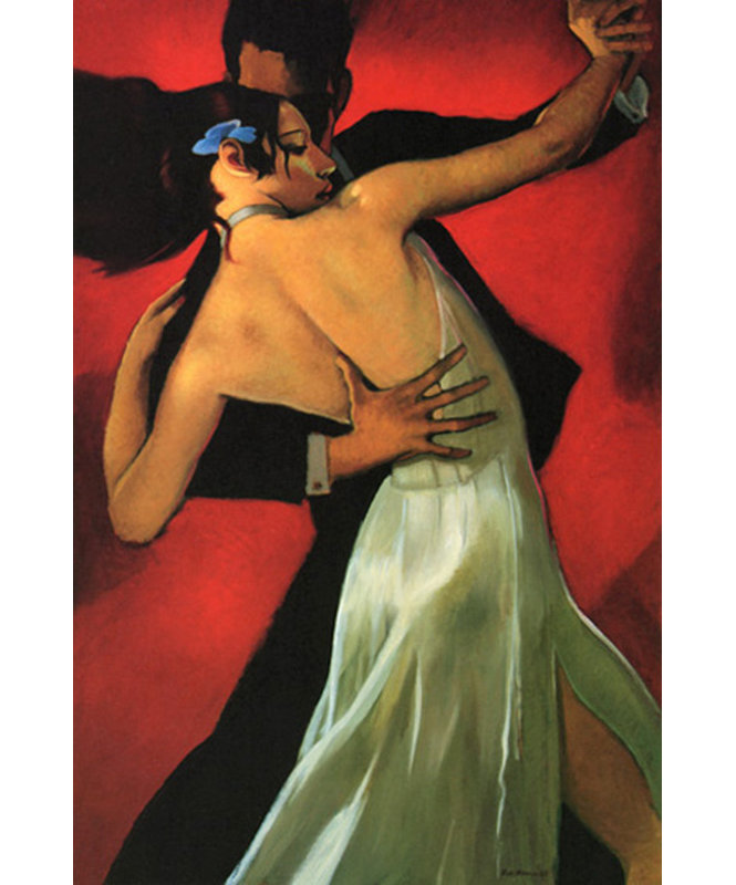 Carmine Cafe, 40" H x 27" W