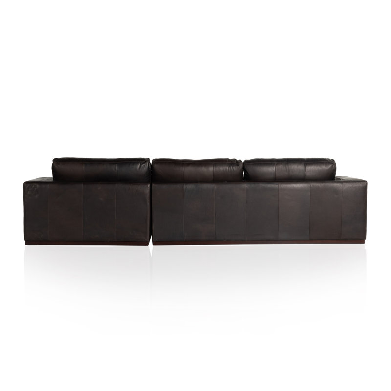 Marah Upholstered L-Shaped Sectional, Right Hand Facing, Merino Cotton