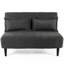 Nari 125.5Cm Linen Armless Sofa Bed-535070730