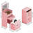 Dressing Table And Stool, 3-In-1 Multifunctional Dressing Table Set, Featuring Three-Color Lighting Modes, Hd Mirror, Two Sliding Drawers, And A Hidden Storage Stool.-283109298