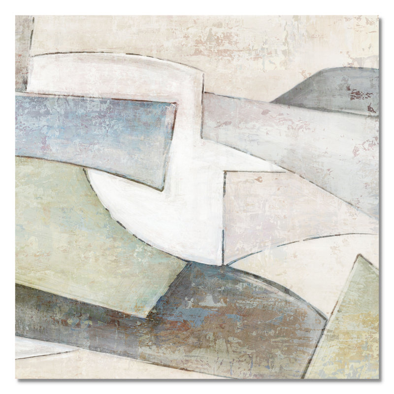 «Verdant C Courants I» par Emma Peal, Sans cadre, l 36 po x H 36 po, Toile tendue