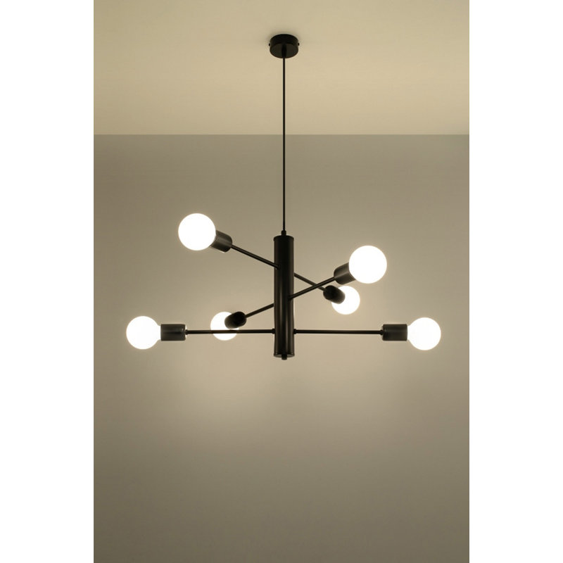 Carlsen 6 - Light Black Cluster Pendant