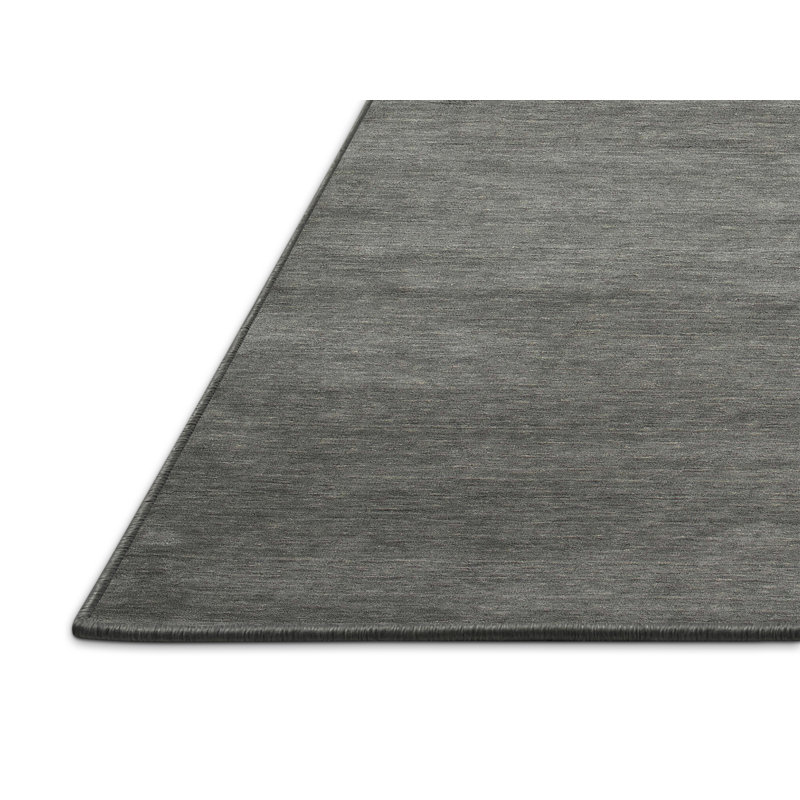 Tapis noir/gris zone contemporaine, Rectangle 2 pi x 4 pi