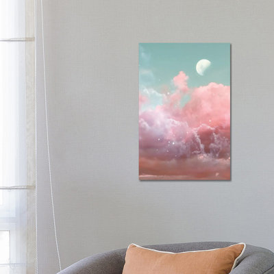 Lonely Moon - Wrapped Canvas Print