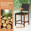 Amarre Counter Stool with Solid Wood Frame