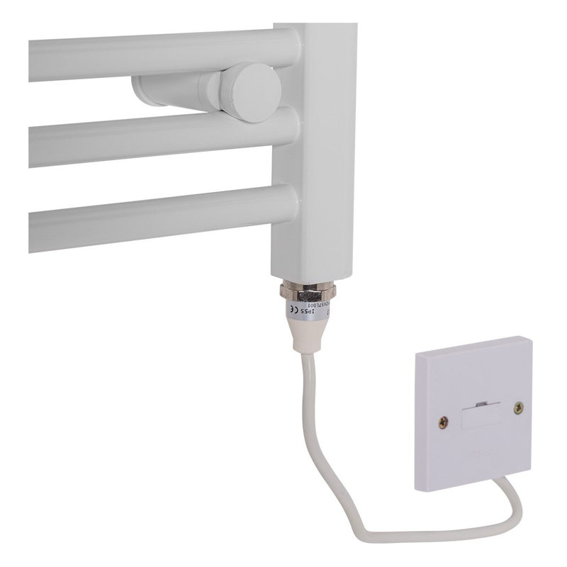 Ailiyah Straight Towel Rail Heated Towel Rails, White