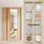 Ensemble de 4 miroirs muraux pleine longueur, carreaux de miroir en acrylique de 12 po x 12 po